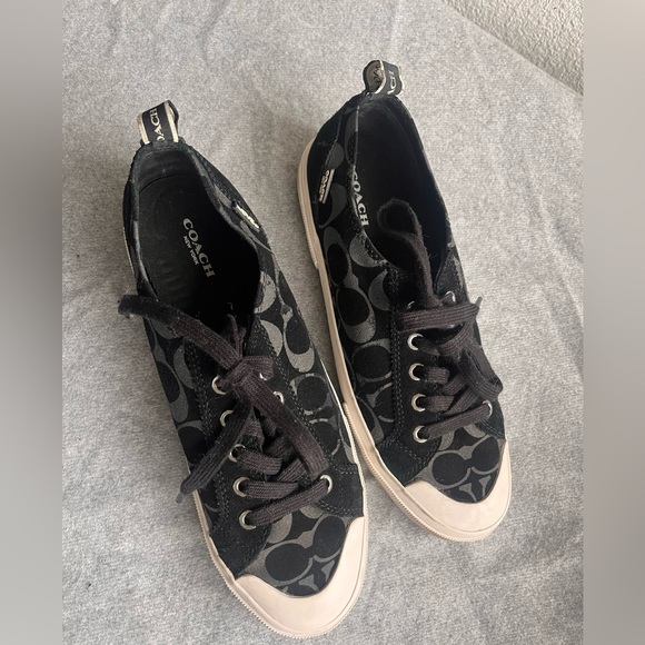 Coach Black Signature Shoe 9.5 - Picture 6 of 8